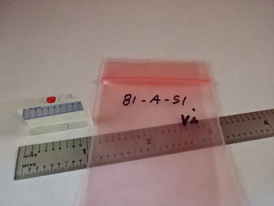 COATED DICHROIC MIRROR PLATE OPTICAL LASER OPTICS AS IS &81-A-51