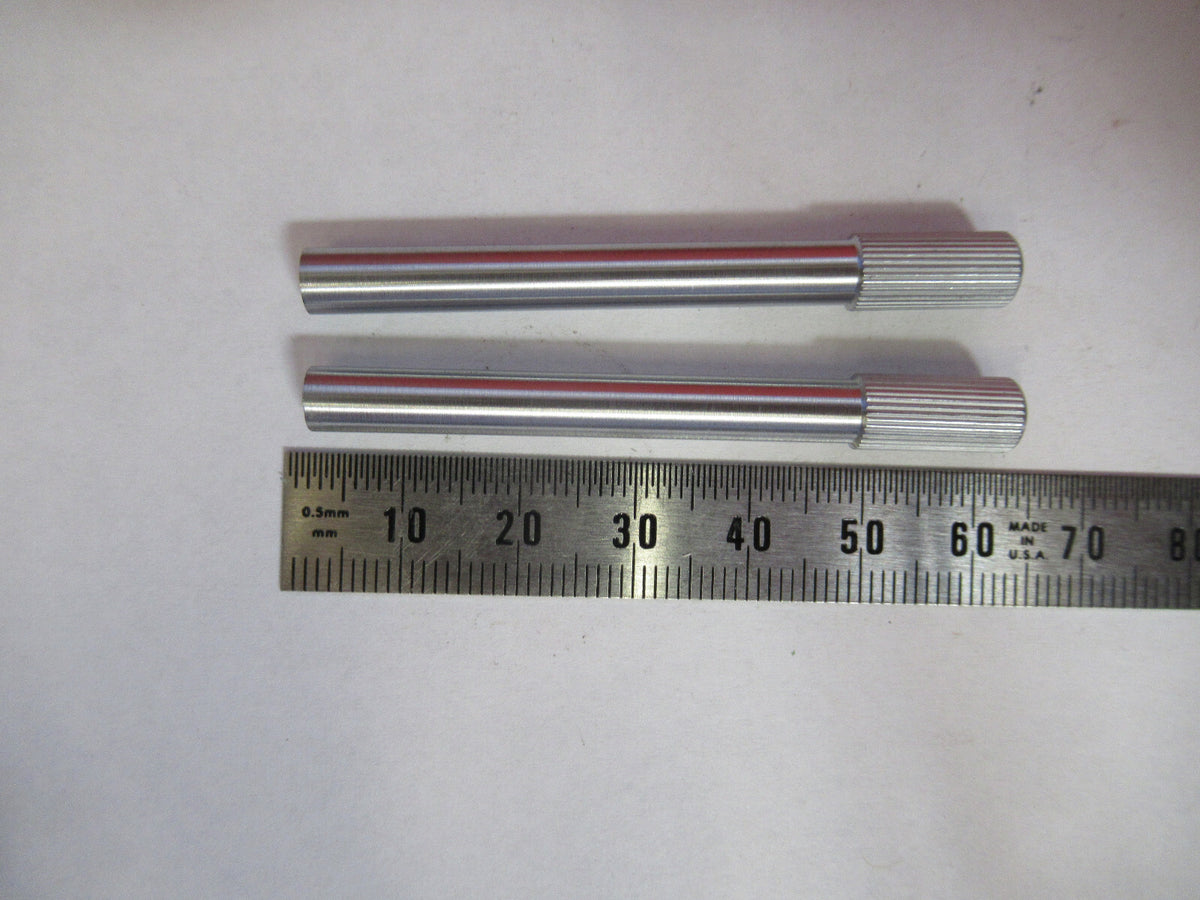 TIYODA JAPAN  PAIR SPECIAL SCREWS MICROSCOPE PART AS PICTURED F8-A-88