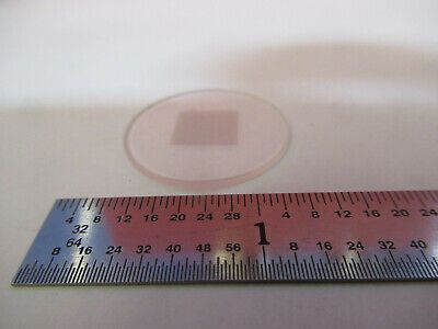 OPTICAL RETICLE GRID PATTERN MICROSCOPE OPTICS AS PICTURED #B1-A-15