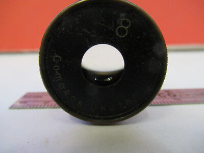 ANTIQUE BAUSCH LOMB RARE OKULAR EYEPIECE "8" MICROSCOPE AS PICTURED 8Z-A-173