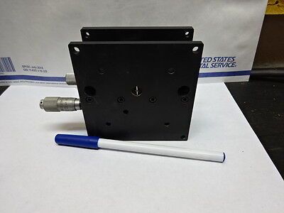 OPTICAL CHUO SEIKI STAGE MICROMETER LASER OPTICS AS IS #82-08-B