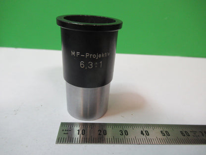 M-f Projectik Aus Jena 6.3X Eyepiece Lens Microscope Part