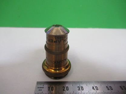 Spencer Lens Co. Objective 44X Antique Brass Microscope Part