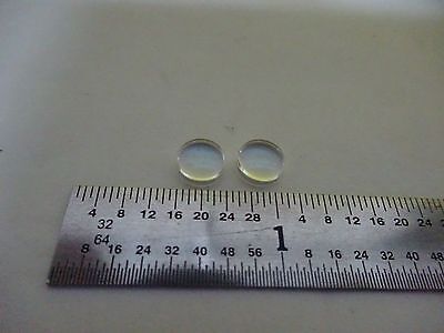 OPTICAL LOT 2 EA CONVEX LENS LASER OPTICS AS IS  BIN#P6-24