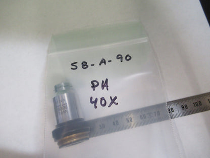Microscope Wild Swiss Objective 40X Ph Phase Lens Optics