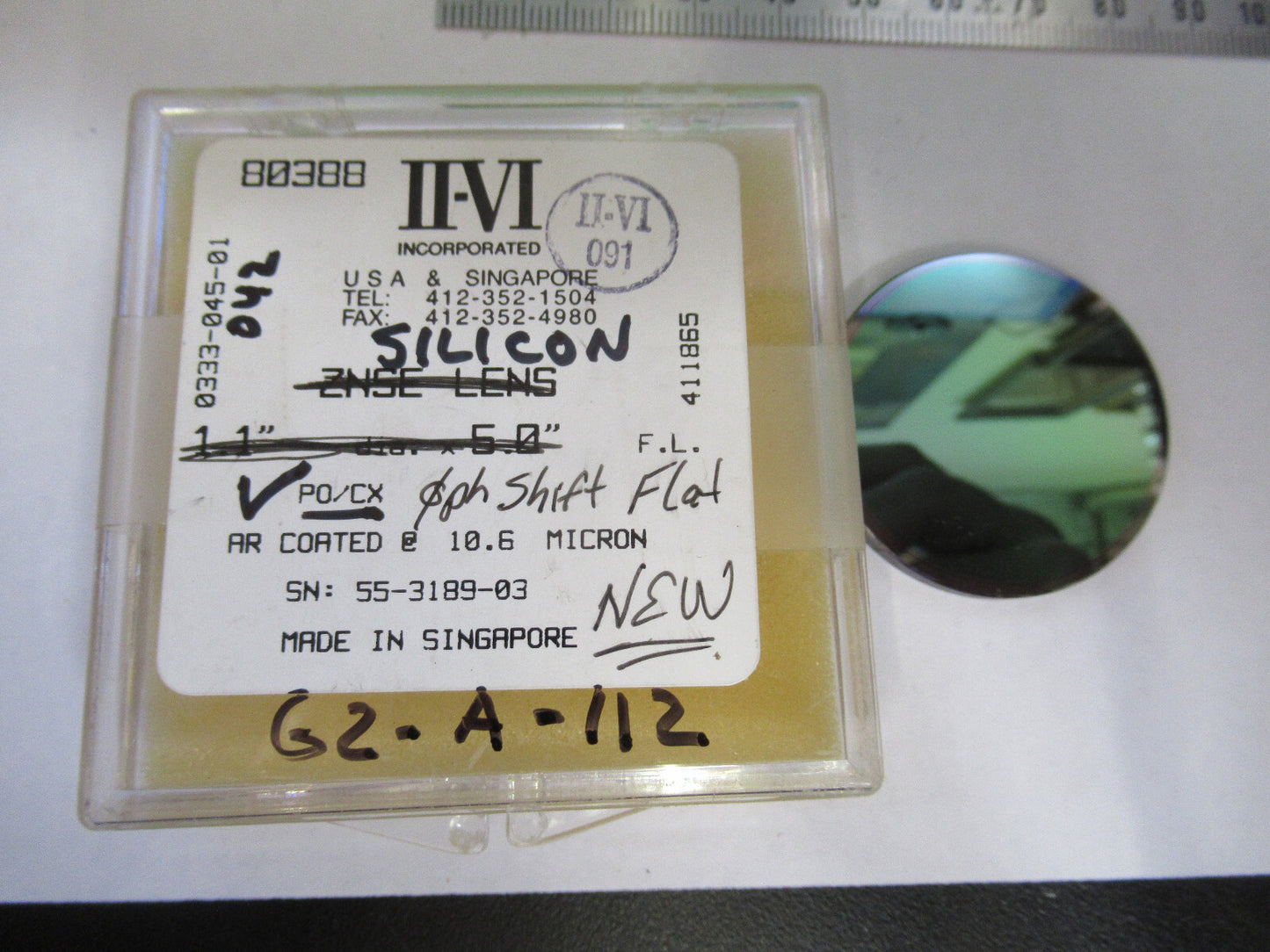 Optical Huge Gold Coated Silicon Lens Infrared Laser Optics