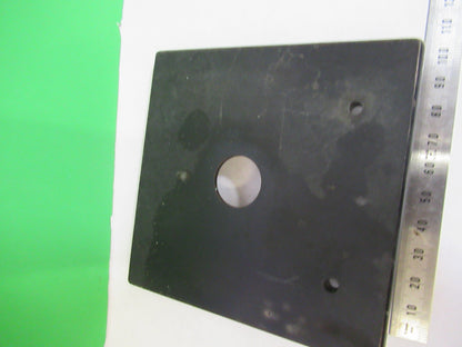 ANTIQUE BAUSCH LOMB STAGE TABLE MICROSCOPE PART AS PICTURED G8-A-51