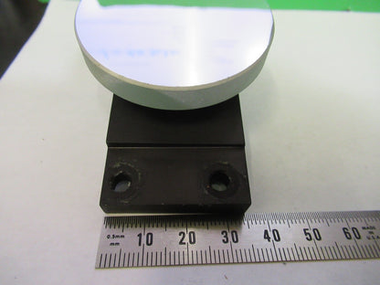 AUS JENA GERMANY MOUNTED MIRROR OPTICS MICROSCOPE PART AS PICTURED T2-A-44