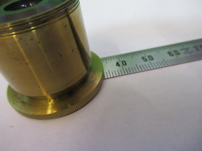 RARE ANTIQUE BRASS BECK LONDON CONDENSER MICROSCOPE PART AS PICTURED W5-B-114