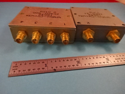 MINI CIRCUITS SPLITTER LOT ZAPD-21 ZC4PD MICROWAVE RF FREQUENCY AS IS #19-A-27