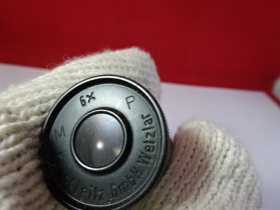 LEITZ GERMANY EYEPIECE OCULAR POL P 6X M MICROSCOPE PART OPTICS AS IS &55R-A-33