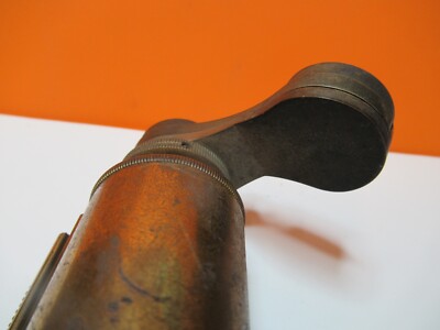 Antique Bausch & Lomb Tubus Nose Brass 1890's Microscope Part