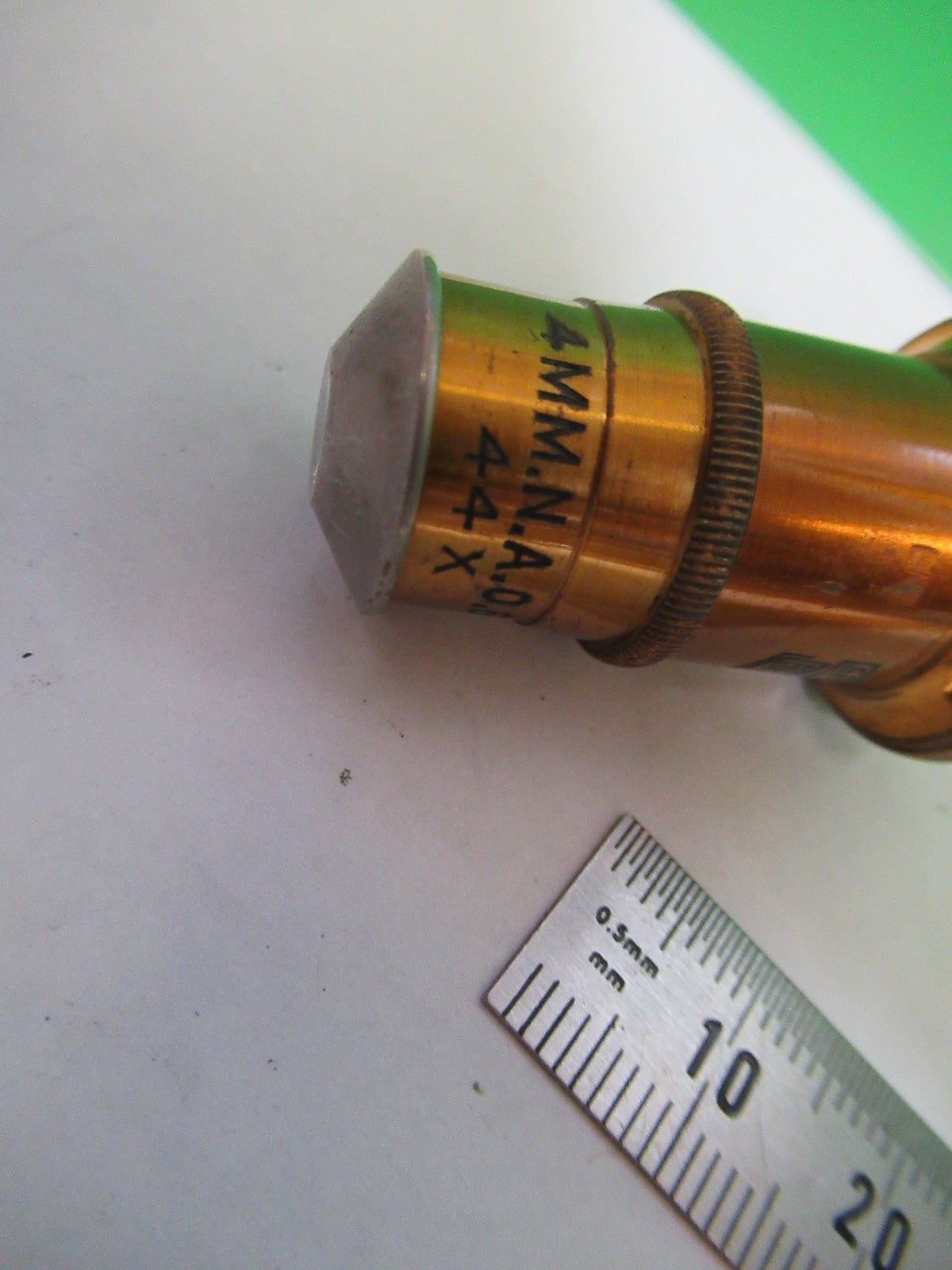 ANTIQUE SPENCER OPTICS AO OBJECTIVE 44X LENS MICROSCOPE PART AS PICTURED T5-A-72