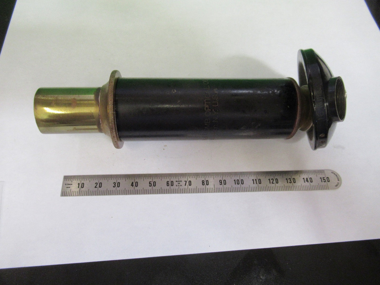 ANTIQUE BAUSCH LOMB TUBUS NOSEPIECE MICROSCOPE PART AS PICTURED W3-C-04