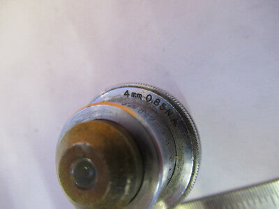 Bausch & Lomb Optics 4mm /215mm Objective Microscope Part
