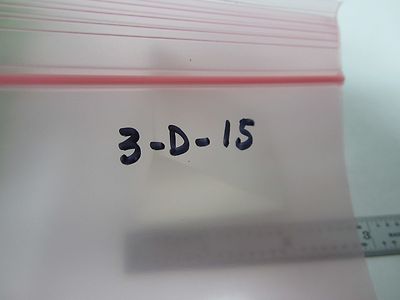 OPTICAL PRISM FROSTED, BUT ONE SIDE POLISHED ?? OPTICS DWR#3-D-15