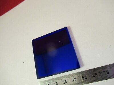 OPTICAL FILTER ASSEMBLY BLUE BALZERS OPTICS AS PICTURED &P7-FT-83