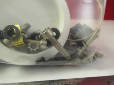 Lot Screws + Plastic Caps Dmrb Leica Germany Microscope Part
