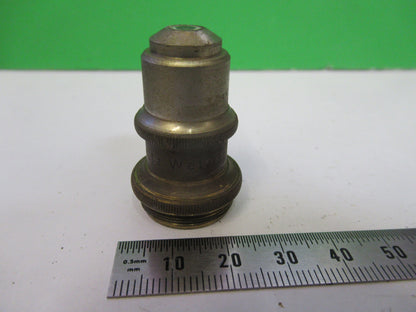 ANTIQUE ERNST LEITZ WETZLAR OBJECTIVE "5" MICROSCOPE PART AS PICTURED W5-B-67