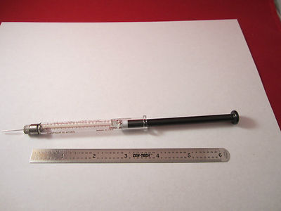 HAMILTON GLASS SYRINGE 2.5 ml GAS CHROMATOGRAPHY BIN#1C