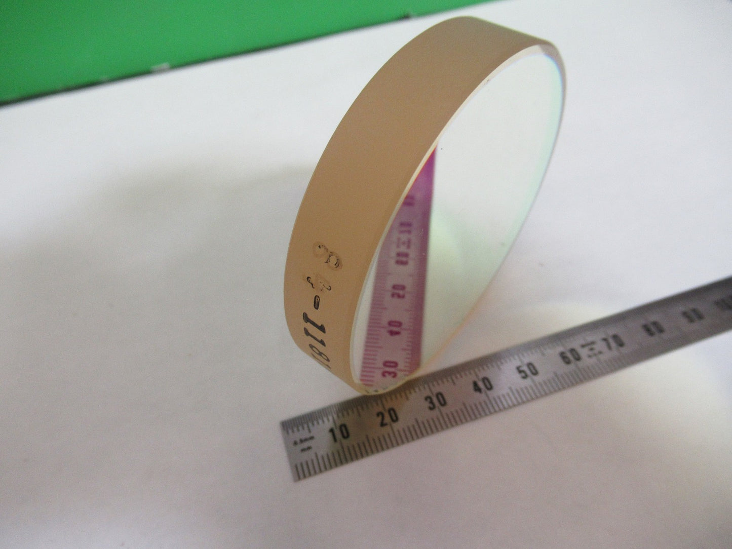 OPTICAL FLAT COATED ZERODUR PRO ZYGO LASER OPTICS AS PICTURED 98-A-09