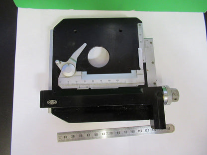 OLYMPUS JAPAN  XY STAGE TABLE MICROSCOPE PART AS PICTURED T7-FD-95