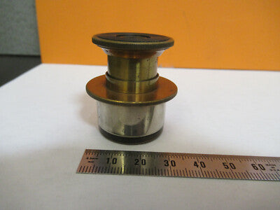 Antique Brass Rare Gundlach Eyepiece Microscope Part Optics