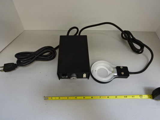 Microscope Part Lamp + Power Supply Good Tested Ok Optics