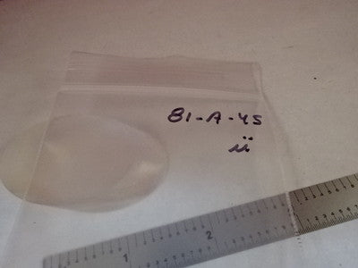 OVAL MIRROR COATED GLASS [protected with thin layer] OPTICS AS IS &81-A-45