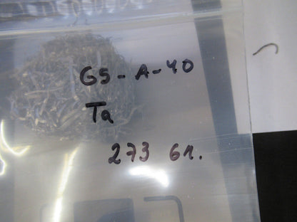 METAL TANTALUM ALLOY 99.5% CHEMICAL ELEMENT 273 GRAMS AS PICTURED #G5-A-40