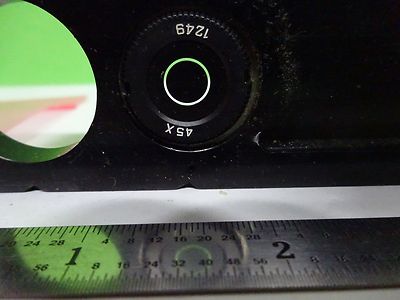 MICROSCOPE PART SLIDE BAUSCH LOMB DARK FIELD PHASE OPTICS AS IS BIN#W3-38