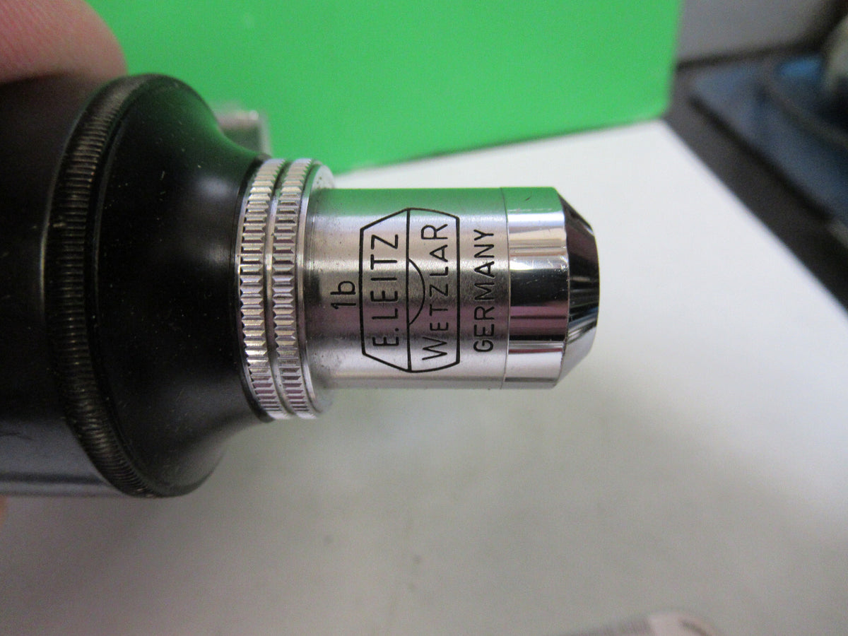 AMERICAN OPTICS AO TUBUS + OBJECTIVE LEITZ 4.3X MICROSCOPE PART AS PIC S1-B-84