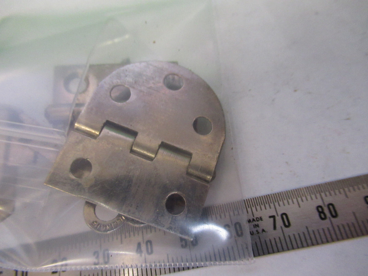 BAUSCH LOMB LOCK HINGES + KEY for wood cabinet MICROSCOPE PART AS PIC X2-A-03
