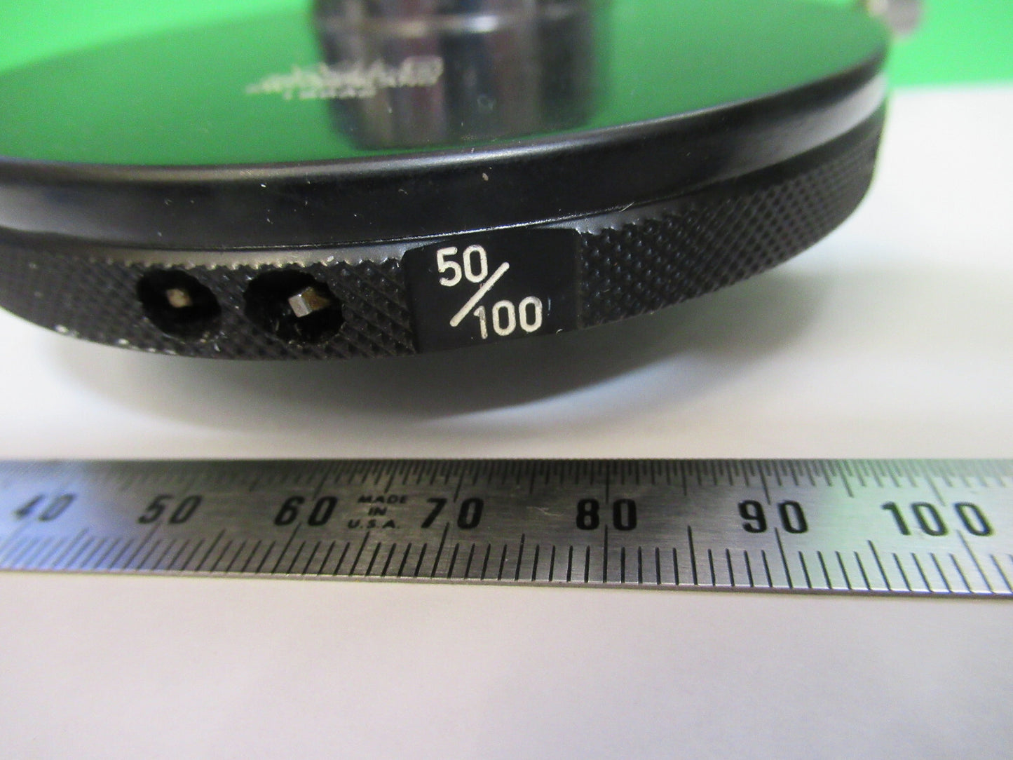 WILD HEERBURGG PHASE CONTRAST CONDENSER MICROSCOPE PART AS PICTURED &S8-A-81