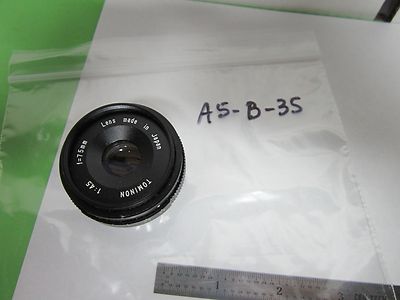 Optical Lens Tominon Japan 1:4.5 f=75 mm Optics