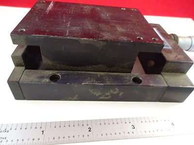 MICROSCOPE PART POSITIONING ARDEL KINAMATIC MICROMETER STAGE AS IS BIN#F8