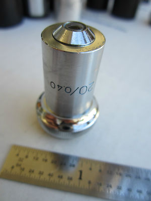 Optical Microscope Part Objective Tasco 20X Optics Dwr