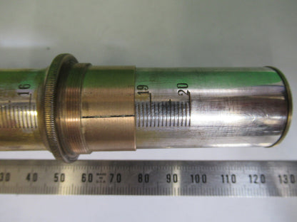 Ernst Leitz Germany Tubus Brass Antique Microscope Part