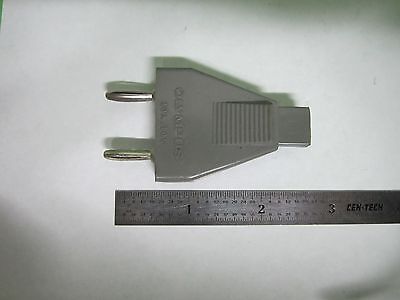 MIKROSKOPTEIL OLYMPUS JAPAN STECKVERBINDER ADAPTER LAMPENBELEUCHTUNG WIE BESEHEN BIN#V2-15