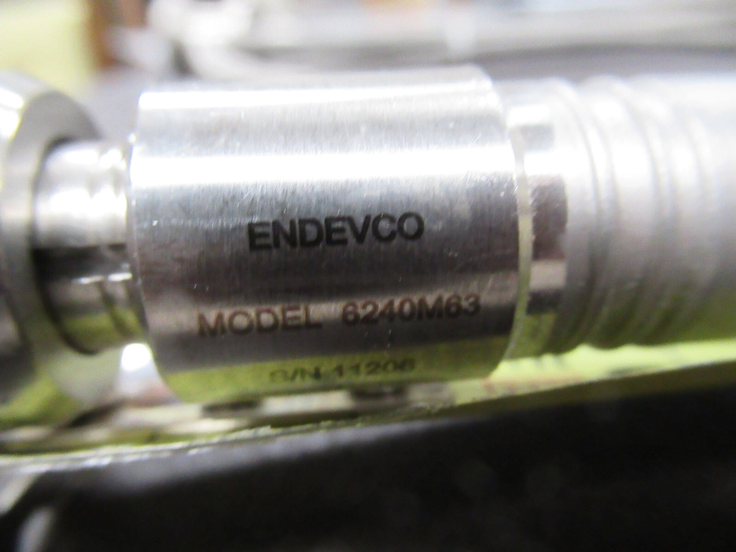 MEGGITT ENDEVCO 6240M63 AIRCRAFT TURBINE ACCELEROMETER TEST VIBRATION 82-A-102