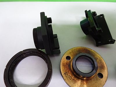 Microscope Lot Carl Zeiss AG Parts Lenses Optics AS IS