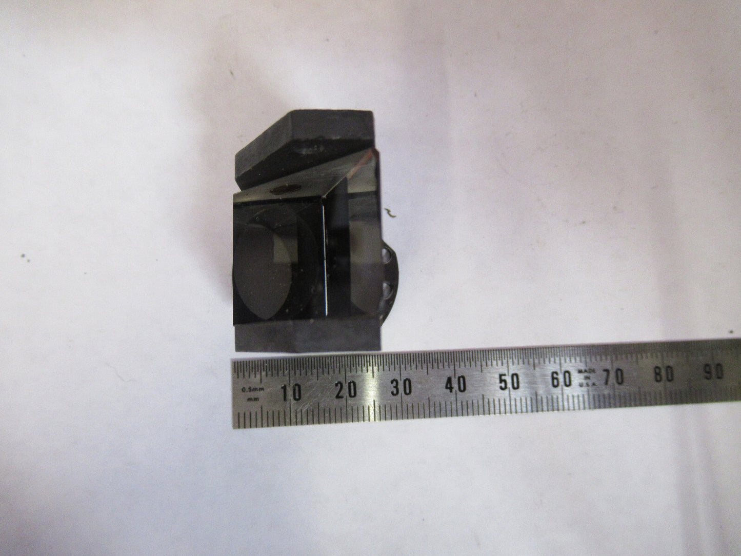 ANTIQUE BAUSCH LOMB PRISM HEAD OPTICS MICROSCOPE PART AS PICTURED 72-C-18