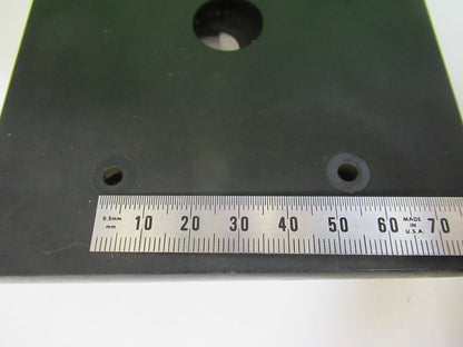 SPENCER AO VINTAGE STAGE TABLE ANTIQUE MICROSCOPE PART AS PICTURED &Q4-A-39
