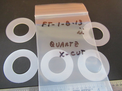 Lot 5 ea Load Cell Ring Quartz Piezoelectric Blanks Ultrasonic Sensor
