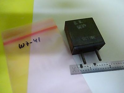 ANTIQUE QUARTZ RADIO CRYSTAL AUSTRALIA FREQUENCY CONTROL #W7-41