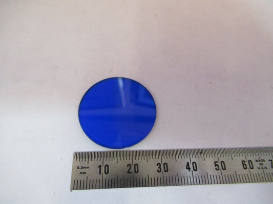 Ernst Leitz Wetzlar Glass Blue Filter Optics Microscope Part