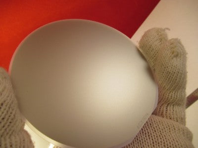 BST COATED + PLATINUM SAPPHIRE SINGLE CRYSTAL WAFER 100mm DIAMETER &AG-A-10