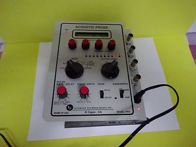 SUNWEST MARINE ACOUSTIC PROBE TESTER WITHOUT BATTERIES AS IS BIN#X7-31