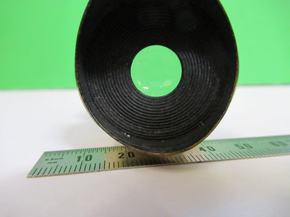 ANTIQUE BRASS OCULAR EYEPIECE LENS COLLINS LONDON UK MICROSCOPE PART X3-B-15