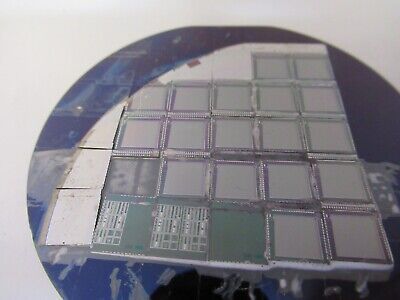 HUGHES AIRCRAFT COMPONENTS MOUNTED ON SILICON WAFER AS PICTURED &15-FT-X43